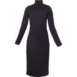 Jil Sander Navy Sukienka z dżerseju black. Czarne sukienki z falbanami marki Jil Sander Navy, z dżerseju. W wyprzedaży za 792,35 zł.