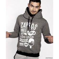 Bejsbolówki męskie: Bluza z kapturem kawa czy lody