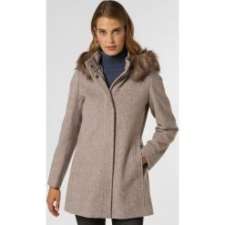 Marie Lund - Płaszcz damski, beżowy. Brązowe płaszcze damskie Marie Lund, bez wzorów, z futra, eleganckie. Za 699,95 zł.