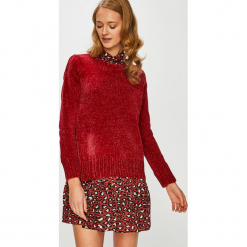 Broadway - Sweter. Czerwone swetry oversize damskie marki Broadway, l, z dzianiny. Za 119,90 zł.