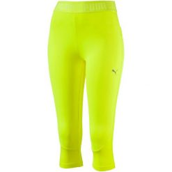 Puma Legginsy Transition 3 4 Leggings W Yellow M. Żółte legginsy damskie do fitnessu marki Puma, s, ze skóry. W wyprzedaży za 105,00 zł.