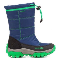 Geox Buty Zimowe Chłopięce Himalaya 28 Niebiesko-Zielone. Niebieskie buty zimowe chłopięce marki Geox, z gumy. Za 329,00 zł.
