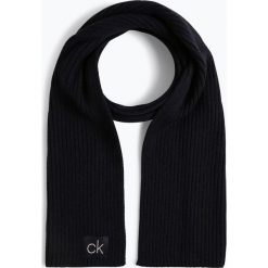 Calvin Klein - Szalik męski z dodatkiem kaszmiru, niebieski. Niebieskie szaliki męskie marki Calvin Klein, z bawełny. Za 229,95 zł.