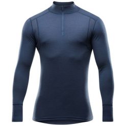 Devold Koszulka Męska Hiking Man Half Zip Neck Night Xl. Szare koszulki męskie termoaktywne marki Devold, xl, bez wzorów, z wełny, sportowe, bez kołnierzyka, z długim rękawem, długie. Za 309,00 zł.