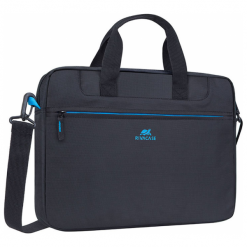 Riva Case Regent 13 - 14" czarna. Czarne torby na laptopa RivaCase, bez wzorów, biznesowe. Za 99,90 zł.
