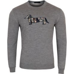 Sweter Harmont & Blaine. Szare swetry męskie xl, bez wzorów, z włoskim kołnierzykiem, bez kaptura. Za 1039,00 zł.
