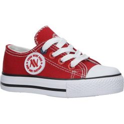 Czerwone trampki sznurowane casu 083k. Czerwone trampki dziewczęce Casu, bez wzorów, na sznurówki. Za 58,99 zł.