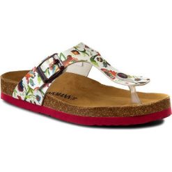 Klapki damskie: Japonki DR. BRINKMANN - 700973 Weiss/Rot 3