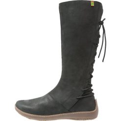 Buty zimowe damskie: El Naturalista BEE Kozaki sznurowane black