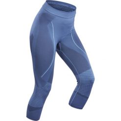 Legginsy narciarskie 900 damskie. Niebieskie legginsy damskie WED'ZE, m, bez wzorów, z elastanu. Za 129,99 zł.