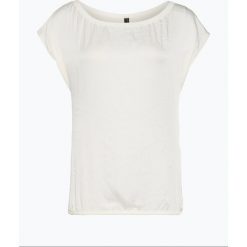 Marc Cain Essentials - Bluzka damska – Marc Cain Essentials, czarny. Czarne bluzki damskie marki Marc Cain Essentials, bez wzorów, z tkaniny, bez kołnierzyka, bez rękawów. Za 499,95 zł.