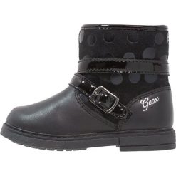 Geox GLIMMER Botki black. Czarne botki damskie skórzane Geox. W wyprzedaży za 197,40 zł.