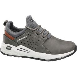 Sneakersy męskie Dockers popielate. Szare sneakersy męskie DOCKERS, na sznurówki. Za 199,90 zł.