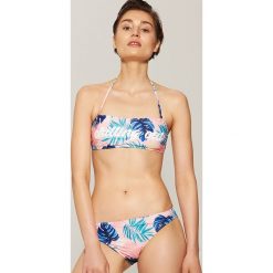 Bielizna damska: Bikini z tropikalnym printem - Różowy