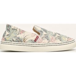 Levi's - Tenisówki. Białe trampki i tenisówki damskie Levi's®, bez wzorów, z gumy, bez zapięcia. Za 219,90 zł.