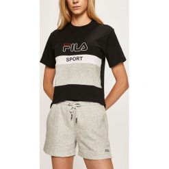 Fila - Szorty. Czarne spodenki sportowe damskie Fila, s, bez wzorów, z bawełny, sportowe. W wyprzedaży za 119,90 zł.
