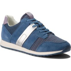 Sneakersy GEOX - D Deynna D D746FD 02214 C4008 Denim. Niebieskie półbuty damskie Geox, z zamszu. W wyprzedaży za 219,00 zł.