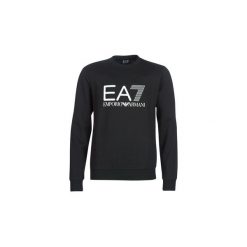 Bluzy Emporio Armani EA7 TRAIN LOGO SERIES. Czarne bluzy męskie marki Emporio Armani EA7, s, bez wzorów, bez kołnierzyka, bez rękawów, bez kaptura. Za 359,10 zł.