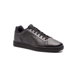 REEBOK BD5473 ROYAL COMPLETE CLN. Czarne buty sportowe męskie Reebok, ze skóry ekologicznej, bez zapięcia. Za 199,99 zł.