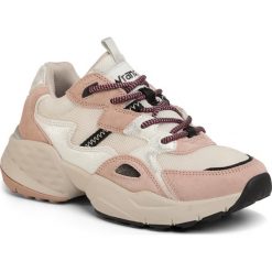 Sneakersy WRANGLER - Iconic 90 Sm WL01650A Rose/Silver/Black 707. Brązowe półbuty damskie Wrangler, z zamszu. Za 379,00 zł.