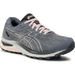 Buty ASICS - Gel-Cumulus 22 G-Tx GORE-TEX 1012A769 Carrier Grey/Ginger Peach 020. Szare buty sportowe damskie Asics, bez wzorów, z tworzywa sztucznego, sportowe, do biegania, gore-tex. Za 629,00 zł.