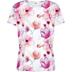 Colour Pleasure Koszulka damska CP-030 156 biało-różowa r. M/L. Białe bluzki damskie marki Colour pleasure, l. Za 70,35 zł.