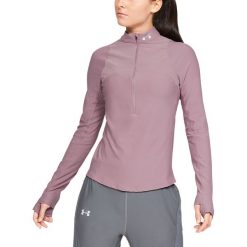 Under Armour Qualifier Koszulka Fioletowy. Fioletowe koszulki damskie Under Armour, l, bez wzorów, z elastanu, bez kołnierzyka, z długim rękawem. Za 309,95 zł.