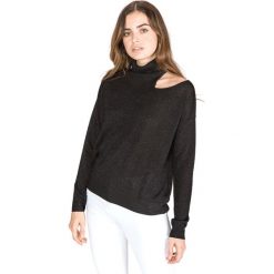 Liu Jo Sweter Czarny. Czarne bluzy damskie Liu Jo, s, bez wzorów, z poliesteru, bez rękawów, bez kaptura. Za 686,95 zł.
