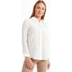 JEDWABNA KOSZULA GARRET MARELLA MONOCHROME. Koszule damskie Marella Sport, bez wzorów, z jedwabiu, eleganckie, bez kołnierzyka, bez rękawów. Za 919,00 zł.