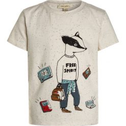 Soft Gallery BASS Tshirt z nadrukiem offwhite. Białe t-shirty męskie marki Soft Gallery, z nadrukiem, z elastanu. Za 169,00 zł.