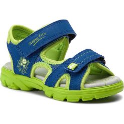 Sandały SUPERFIT - 4-09180-81 M Blau/Grün. Niebieskie sandały chłopięce Superfit, z materiału. W wyprzedaży za 169,00 zł.