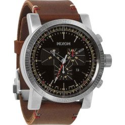Biżuteria i zegarki męskie: Zegarek męski Black Brown Nixon Mangacon Leather A2671019