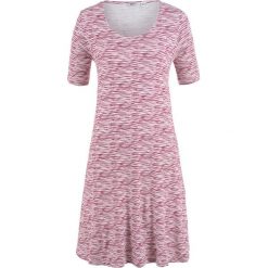 Sukienki: Sukienka shirtowa bonprix czerwony rododendron w paski