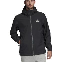 ADIDAS BSC 3-STRIPES RAIN.RDY JACKET > FI0574. Pomarańczowe kurtki sportowe męskie Adidas, xl, w paski, z poliesteru, bez kaptura. Za 399,99 zł.