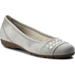 Baleriny GABOR - 84.166.19 Stone. Szare baleriny damskie zamszowe marki Gabor. W wyprzedaży za 309,00 zł.