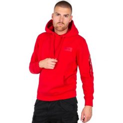 Bluza Alpha Industries 178318-328 - czerwony. Czerwone bluzy męskie Alpha Industries, xxl, bez wzorów, bez kołnierzyka, bez rękawów, bez kaptura. Za 247,99 zł.