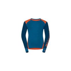 Odlo Koszulka męska crew neck WARM Revelstoke r.XXL (150652). Niebieskie koszulki sportowe męskie marki Odlo, m. Za 199,95 zł.