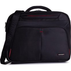Torba na laptopa WITTCHEN - 56-3S-633-1B Czarny. Czarne torby męskie skórzane Wittchen, bez wzorów, z materiału. W wyprzedaży za 189,00 zł.