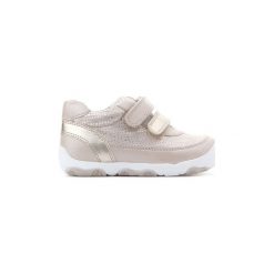 Buty Dziecko Geox New Balu B820QC 00744 C0512. Brązowe trampki dziewczęce Geox, bez wzorów, bez zapięcia. Za 179,63 zł.