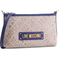 Torebka LOVE MOSCHINO - JC4027PP17LC110B Blu. Brązowe listonoszki damskie marki Love Moschino, ze skóry ekologicznej. Za 529,00 zł.