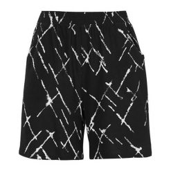 Cellbes Wzorzyste szorty z dżerseju 2 Pack czarny biały female czarny/biały 46/48. Czarne szorty damskie Cellbes, s, bez wzorów, z gumy. Za 109,00 zł.