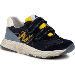 Sneakersy NATURINO - Jesko Vl. 0012014904.01.1C67 S Navy/Giallo/Jeans. Niebieskie trampki chłopięce Naturino, bez wzorów, z jeansu, na rzepy. Za 349,00 zł.