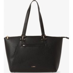 L.Credi - Damska torba shopper, czarny. Czarne torby damskie na zakupy L.Credi, bez wzorów, bez dodatków. Za 349,95 zł.
