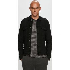 Only & Sons - Kurtka jeansowa. Czarne płaszcze męskie Only & Sons, s, bez wzorów, z elastanu, krótkie, bez kaptura. Za 219,90 zł.