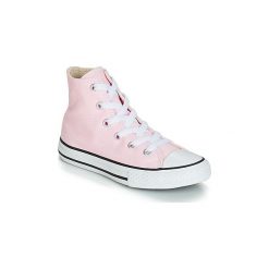 Buty Dziecko Converse CHUCK TAYLOR ALL STAR SEASONAL CANVAS HI. Różowe trampki dziewczęce Converse, bez wzorów, bez zapięcia. Za 186,20 zł.
