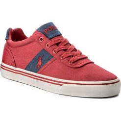 Tenisówki POLO RALPH LAUREN - Hanford 816688415005 Red. Czerwone tenisówki męskie Polo Ralph Lauren, z gumy. W wyprzedaży za 259,00 zł.