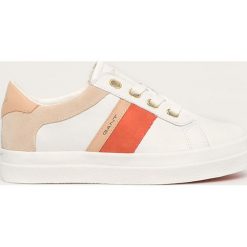 Gant - Buty skórzane Avona. Białe buty sportowe damskie GANT, ze skóry. Za 479,90 zł.