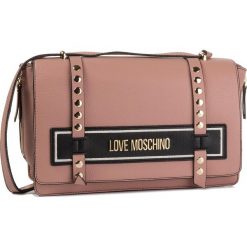 Torebka LOVE MOSCHINO - JC4263PP08KK160A Cip/Ner. Różowe listonoszki damskie Love Moschino, bez wzorów, ze skóry, bez dodatków. Za 1289,00 zł.