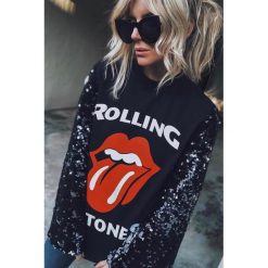 Bluza damska ZEZE. Czarne bluzki damskie Bluza damska ZEZE, s, bez wzorów, bez kołnierzyka, bez rękawów. W wyprzedaży za 109,00 zł.