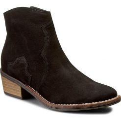 Botki OLEKSY - 2058/B22/000/000/000 Czarny Nubuk. Czarne buty zimowe damskie Oleksy, z nubiku, na obcasie. W wyprzedaży za 279,00 zł.
